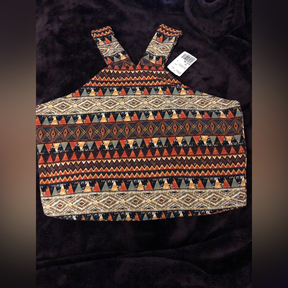 Forever 21+ print crop top
